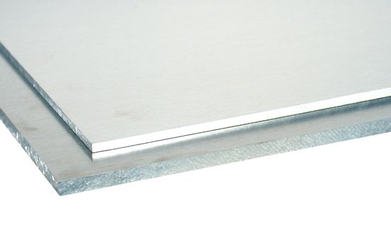 Plaque Aluminium Brut A5 (faiblement allié) épaisseur [0,5] 195X245