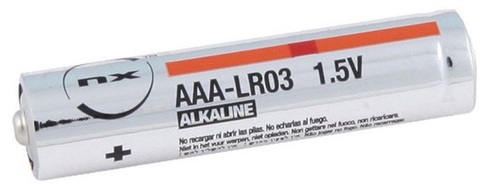 Pile AAA LR03 alcalines 1,5V