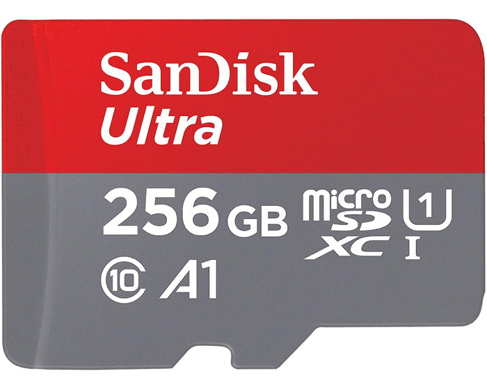 Carte mémoire Micro SD 256 Go - classe 10 - A1 - UHS-1 (U3) - V30