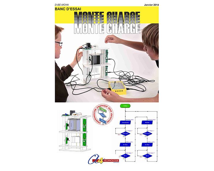 Maquette motorisée programmable - Monte Charge (montée)