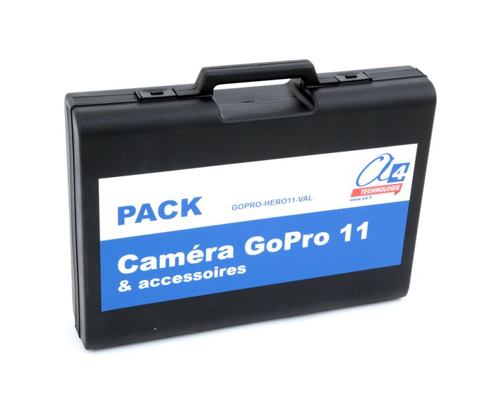 Pack GoPro HERO 11 avec accessoires et valise de rangement