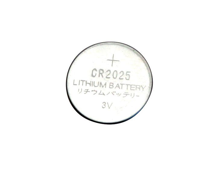 Pile bouton Lithium 3,0V-165 mAh - Type CR2025